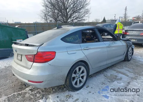2014 BMW 335I Gran Turismo xDrive z USA, uszkodzony, nr VIN WBA3X9C57ED152889